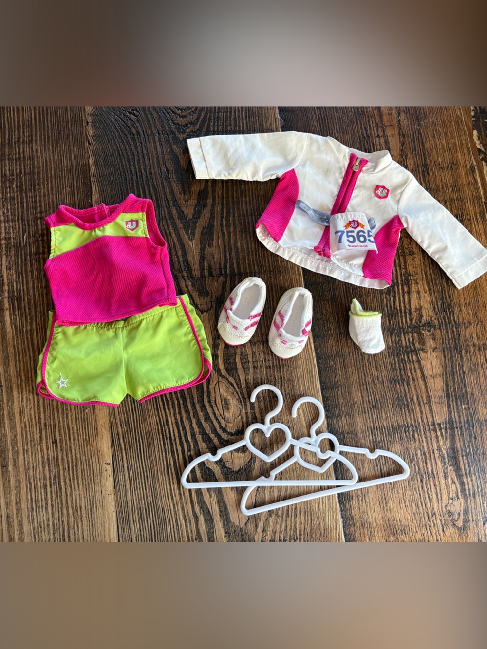 American Girl Doll Running Race Outfit
